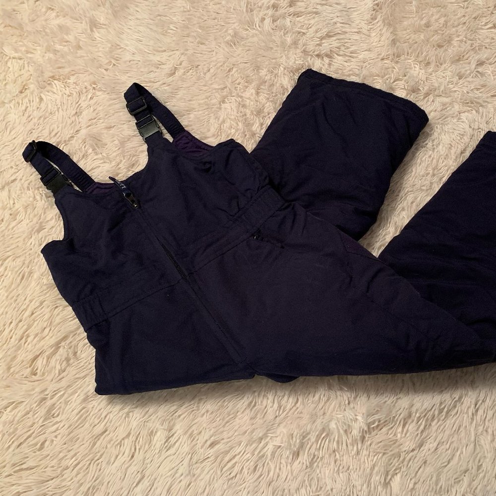 LL Bean kids size 6X- 7 snow Cold Buster Snow Bibs pants - great condition